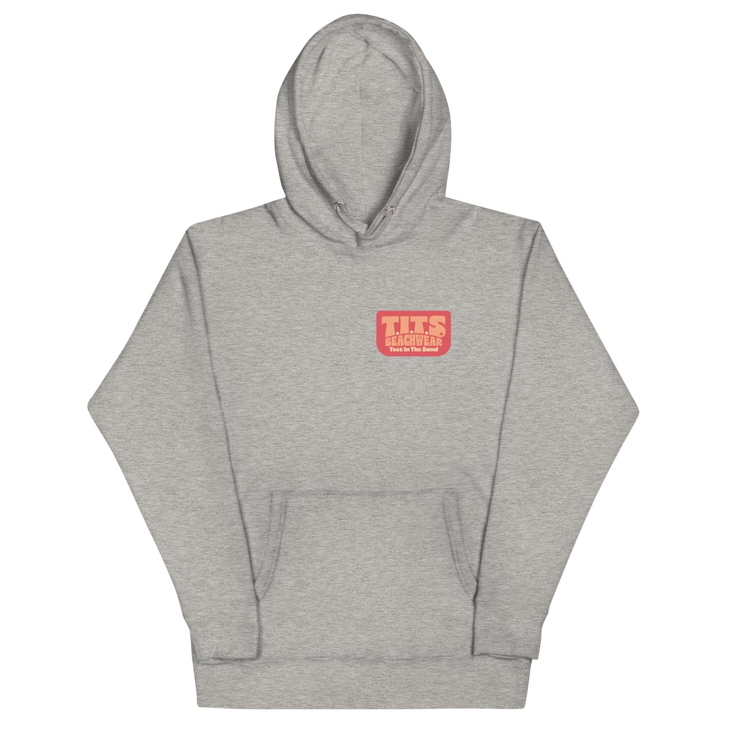 Beach Hoodie, sundown style. T.I.T.S. McGee life. Heavy weight drinking hoodie flair for when your beach day turns to night. There's no such thing as an offensive hoodie at your favorite beach bar! You should know that these hoodies can be a bit form fitting. Fellas, if you'll be drinking all day at the beach, you may want to size up. Ladies, you should be all set.