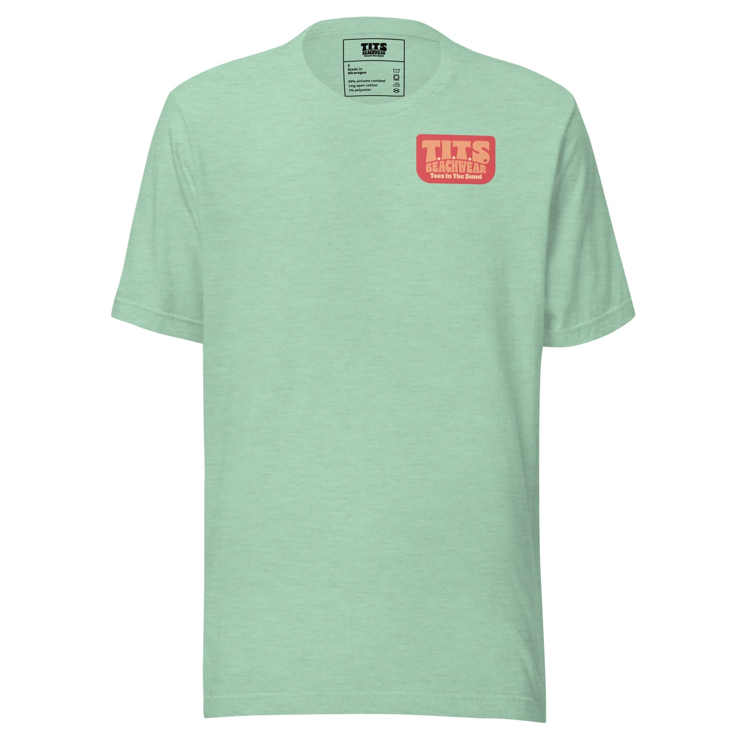 Funny drinking t shirt that's perfect for relaxing at the beach or lounging at your favorite cantina with an ice cold beverage in hand. When the booze is flowing, offensive t shirts just don't exist! Show your sophistication for the finer things in style and comfort. This is a unisex shirt and comfy for all T.I.T.S. • 100% combed and ring-spun cotton (Heather colors contain polyester) • Fabric weight: 4.2 oz./yd.² (142 g/m²) • Pre-shrunk fabric • Side-seamed construction • Shoulder-to-shoulder taping