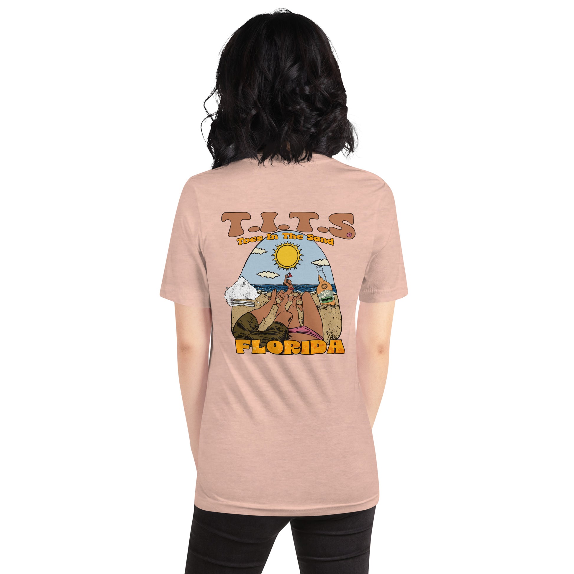 Funny drinking t shirt that's perfect for relaxing at the beach or lounging at your favorite cantina with an ice cold beverage in hand. When the booze is flowing, offensive t shirts just don't exist! Show your sophistication for the finer things in style and comfort.  This is a unisex shirt and comfy for all T.I.T.S.  • 100% combed and ring-spun cotton (Heather colors contain polyester) • Fabric weight: 4.2 oz./yd.² (142 g/m²) • Pre-shrunk fabric • Side-seamed construction • Shoulder-to-shoulder taping